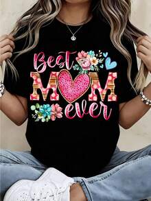 Funny T-Shirt - 100% Cotton, Round Neck In Black With Original Print - Ideal For Casual Use, Gardening Clothes, Black And White Print, Round Neck For Men And Women, Perfect As A Gift For Halloween, Christmas, Thanksgiving Or Birthday. - 黑色 - 查看 5