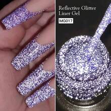 MSRUIOO 5ml Gel Kuku Platinum Flash Liner Kepadatan Tinggi - Gel Lukis Seni Kuku Super Mengkilap untuk Desain Garis Kuku - MultiWarna - View 8
