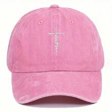 Mũ lưỡi trai phong cách đường phố unisex với biểu tượng chữ thập và chữ cái kết hợp. - A - Xem 14
