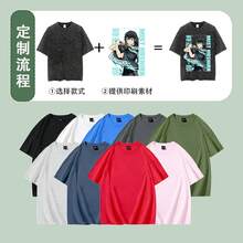 2026 Foreign Trade: Men's And Women's Pure Cotton Short Sleeve T-Shirt With World Cup Mascot Print, Loose Casual Sports Shirt - 黑色 - 查看 5