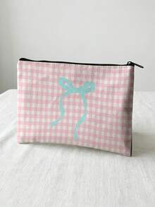 Random Pattern Tote Bag With Matching Pouch, Lightweight Shoulder Bag, Handbag, Suitable For Commuting, Shopping, Students, Fashion Bag, Great Gift Choice - Multicolor - View 3