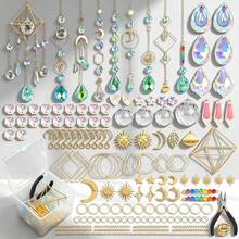 400pcs Sun Catcher Making Kit, Adult Arts And Crafts, Rainbow Maker With Crystals, Suitable For Indoor Window Office Home Decor - 400pcs Gold Copper Frame DIY - View 8