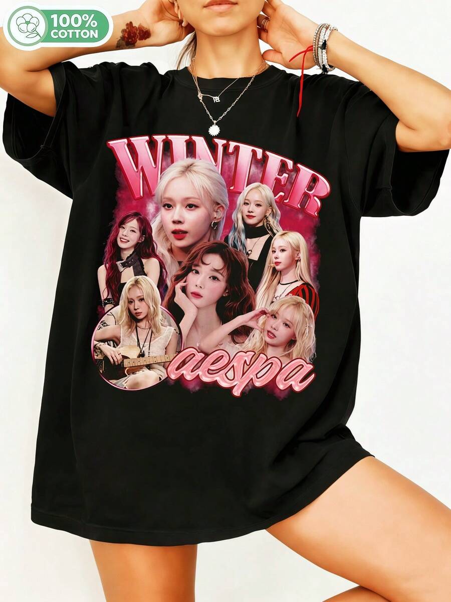 Women T-Shirts - Black - View 1