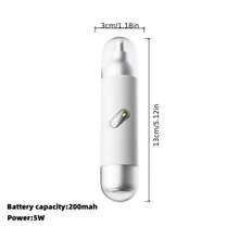 2-In-1 Mini Electric Nose Hair Trimmer With Light, Electric Shaver, Rechargeable Portable Travel Shaver, Unisex Facial Hair Grooming Tool, Perfect Gift For Family, Partner, Friends And Colleagues - Multicolor - View 12