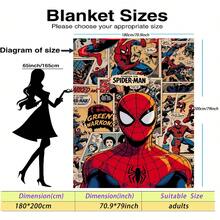 Marvel 这是一条蜘蛛侠主题的法兰绒毯,具有怀旧感和视觉冲击力,兼具美感和柔软的质地,适合用作沙发毯、午睡毯、床上用品装饰等。 - 彩色 - 查看 16