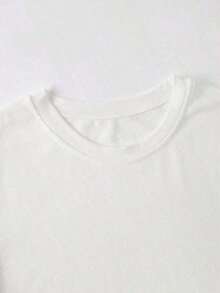 NewSummerCasual1 camiseta estampada para el Día de la Madre, "Ser Mamá es un Honor, Ser Abuela no tiene precio" - Camiseta con estampado de texto de honor para mamá y abuela francesas para mujer, manga corta, cuello redondo, ropa casual para uso diario, regalos navideños, salidas de compras, atuendo para el Día de San Valentín, 100% algodón, 180g 100% algodón. Camiseta unisex de algodón holgada de manga corta y cuello redondo estilo vintage urbano - Blanco - Ver 3