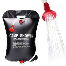 20L Portable Outdoor Shower Bag With Detachable Hose And On/Off Shower Head, Suitable For Camping And Travel, Random 2 Styles Shipped - Multicolor - View 1