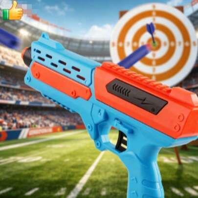 3pcs Soft Bullet Toy Gun, Outdoor Interactive Shooting Toy, Suitable For Boys And Girls, Perfect Gift, Entertainment Toy