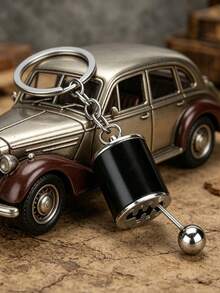 1pc Men's Car Parts Model Gearbox Keychain, Mini Gear Shift Keychain, Cool Car Gear Shift Keychain, Car Key Accessory, Suitable As Boyfriend Gift, Attractive For Car Enthusiasts Daily Use Keychain - Transmission Key Fob - View 11