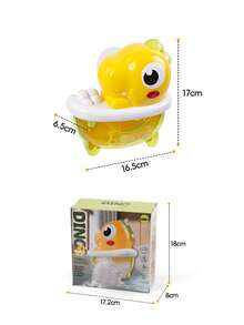 1pc Dinosaur Bubble Machine Bath Toy, Automatic Foaming With Music, Strong Suction Cup Wall-Mounted, Suitable For Toddlers 18 Months And Above Interactive Bathtub Toy - Multiple Options Available - View 12