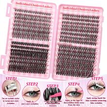 1 Box 640 Clusters 30D 40D 50D High Capacity Cluster False Eyelashes 9-16mm Mixed D Curl Effect, Natural Style, Soft & Comfortable False Eyelashes Suitable For Natural, Dramatic, Daily Makeup, And Cosplay - D - View 8