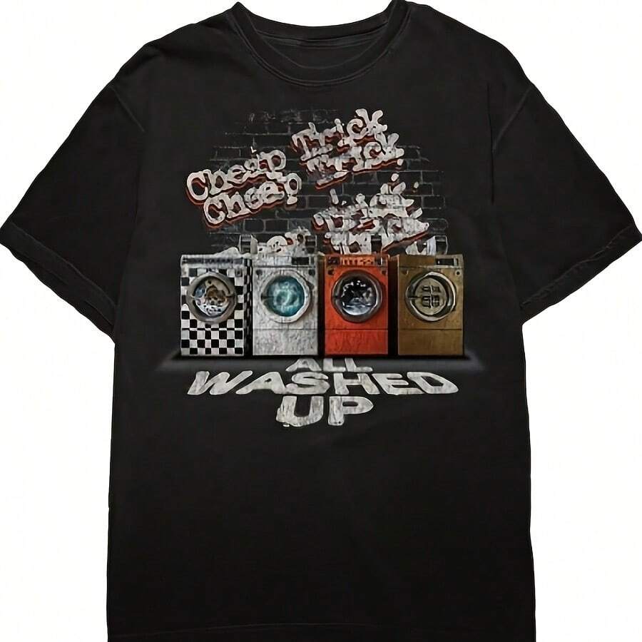 Cheap Trick Band All Washed Up T-Shirt S To 5XL 2F1119 - Black - View 1