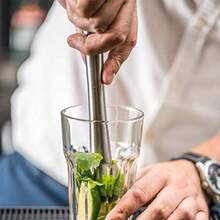 Food-Grad 304 Stainl Steel Cocktail Muddler And Mixing Spoon Home Bar Tool Set -Dishwasher  - Create Delicious Mojitos And Other Fruit Based Drinks 8 Inch - View 3