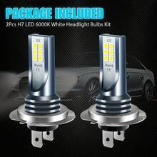 2pcs H7 LED Headlights - 3000+ Lumens Super Bright, Compatible With Xenon Lights, Plug And Play, High/Low Beam Function, Suitable Wiring For Truck, Motorcycle (Fits H7 Bulb Socket) - 2pcs - View 9