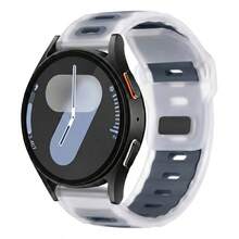 Tương thích với Samsung Galaxy Watch 7/6/5/4 40mm 44mm/Watch 6 Classic 43mm 47mm/Watch 5 Pro 45mm/Watch 4 Classic/Active 2, Dây đeo thể thao silicon mềm 20mm dành cho cả nam và nữ - 20mm - Xem 15