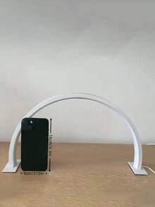 1pc USB Powered Crescent Moon LED Light, Portable, Suitable For Manicure, Eyelash Extension, Tattoo Lighting, Fashion Design, Nail Lighting, Modern Desk Lamp Gift - Nail Art Half Moon Lamp - View 12