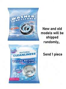 Jakehoe-1pc/5pcs/10pcs Pack, Powerful Washing Machine Cleaning Powder. Bathroom Accessories, Suitable For Drum, Wall-Mounted, Pulse, Traditional Washing Machines, Multi-Effect Cleaning Washing Machine, Remove Dirt, Clean Odor Household Washing Machine Cleaning Powder. Washing Machine Cleaning Product, Easy And Convenient To Use (See Detail Image), Washing Machine Cleaning Supplies, Home Essential. New And Old Models Shipped Randomly. - Powdery - View 12