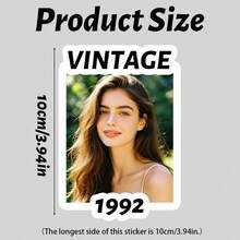 Personalized Keepsake Photo Decals, Custom Picture Stickers For Anniversary & Wedding, Romantic DIY Gift Labels For Couples, Family Milestone Decoration (Sticker Only) - Multicolor - View 4