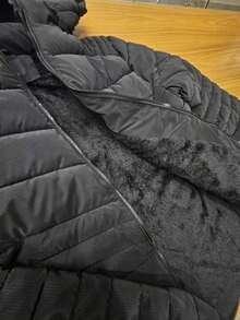 Men's Waterproof Velvet Jacket With Fur Lining - Stylish - Black - View 5