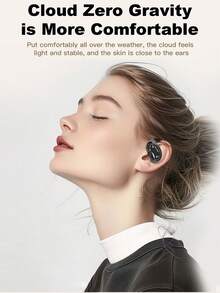 1pc AI Translation Open-Ear Wireless Headphones, Equipped With Full-Color Smart Touch Screen, HiFi Surround Sound, Long Battery Life, Leak-Proof Directional Audio, Ultra-Low Latency, Voice Assistant, Call & Photo Control, Suitable For Travel & Sports - View 5