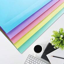 1pc/5pcs Optional A4 Size PP Elastic Band Folder, Solid Color Document Storage Folder, Durable Office Study Home Stationery - Single Piece - View 11