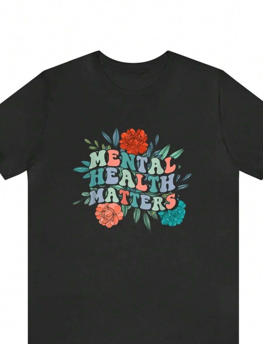 Camiseta Unisex de Asesor de Salud Mental - Negro 7 - Ver 1