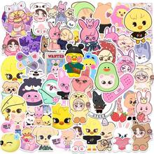 Hasbro 50张SKZOO卡通贴纸，适用于剪贴簿、笔记本、笔记本电脑、行李箱、涂鸦装饰、礼品 - 彩色 - 查看 1