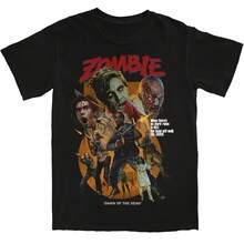 Camiseta gráfica de la película de terror Dawn of The Dead, camiseta clásica de culto con diseño de zombie, apocalipsis, ropa de calle, camiseta de algodón - forma - Ver 1