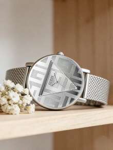 GUESS Classic Timeless Quartz Watch: Smooth Movement For All Ages Walks And Light Sports GW0527L1 - Silver - View 2
