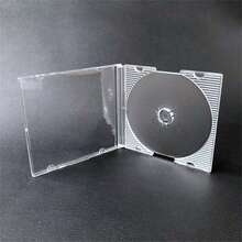 5 hộp đựng đĩa CD/DVD bằng nhựa trong suốt 3 inch, mỗi hộp 8cm. - Xem 7