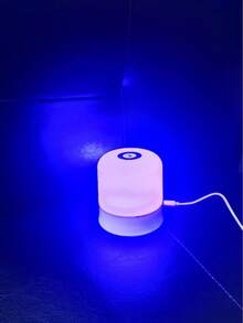 1pc Bedside Lamp, LED Dimmable Ambient Lighting, Eye-Care Desk Lamp For Teenagers, Touch Control, USB Powered Portable Night Light, Multi-Color Lighting For Bedroom, Living Room Or Office - 彩色 - 查看 4