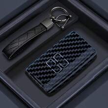 Ốp chìa khóa xe hơi bằng sợi carbon ABS cho Renault Captur Megane Talisman Espace Clio Zoe Koleos Scenic 4 Arkana Dacia Sandero Card - A - Xem 6