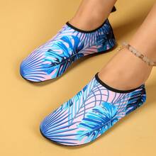 Unisex Soft Bottom Quick Dry Beach Shoes, Suitable For Swimming, Snorkeling, Wading, Non-Slip Water Shoes, Sand-Free - Blue - View 6