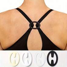 4/8入隱形防滑內衣肩帶扣 - 交叉背帶、透明內衣夾，防滑多功能必備 - 多色 - 查看 5