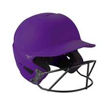 Adult F Batting Helmet with Mask - Púrpura - Ver 7