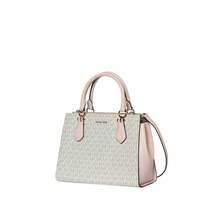 Michael Kors Marilyn Printed Lady Single Shoulder Crossbody Handbag 35F5G6AS2B PWD BLSH MLT - 香草白拼淺粉紅35F5G6AS2B PWD BLSH MLT - 查看 3