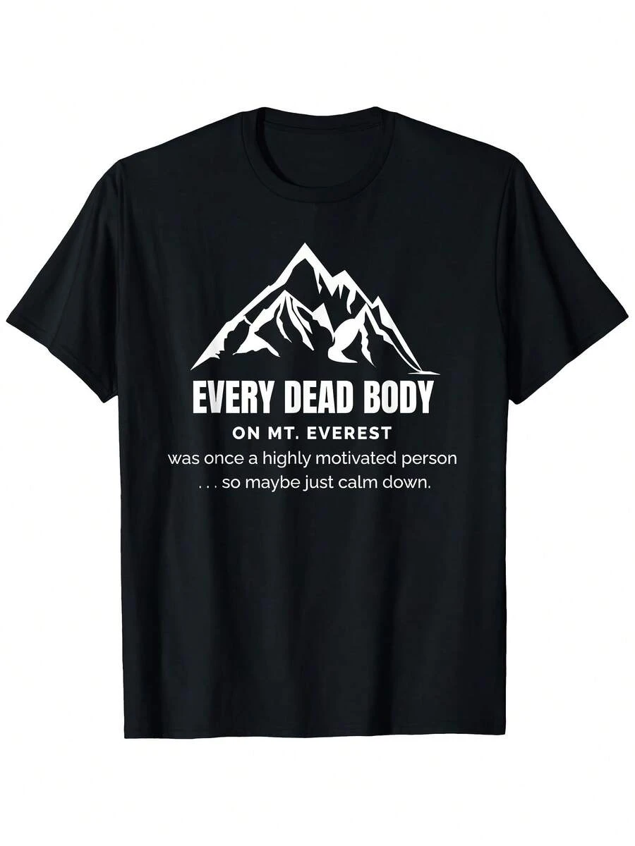 Plus Size Women's T-Shirt, And Loose-Fitting Summer Top, Made Of Soft Cotton With Short Sleeves, Casual And Relaxed Fit, Featuring Adorable Print Designs, Comfortable For Everyday Wear. Women's Summer Graphic Tees, Casual Printed Short-Sleeve Crew Neck T-Shirt, Local Spring/Summer Streetwear Fashion. - 黑色 - 查看 1
