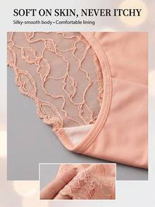 Bộ 3 món đồ lót ren họa tiết da báo, gợi cảm, cạp thấp, thoáng khí dành cho nữ. - Nhiều màu - Xem 6