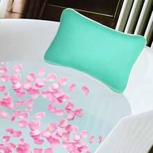 Bathtub Bath Pillow - Spa Pillow With Headrest Cushion - Hot Tub Pillow - Neck And Head Rest Support For Bath Or Shower - Bath Stuff Accessories(New Green) - ColorC - View 6