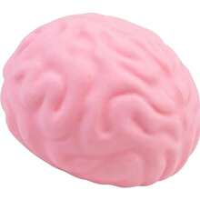 New ORB Easy Sqweezy Jumbo Brainy-Squeeze This Big, Huge Brain Slime Ball Prank Toy, Fun, Soft, Slow Rebound, Ultra Soft Brain Stress Relief, Pressure Relief Gadget - April Fool's Day Gift - Birthday Gift - Holiday Gift - 多色的 - 查看 2