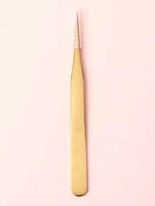 FULL BEAUTY 1pc Stainless Steel Nail Art Tweezers,Nail Supplies,Nail Tools,Nail Art Tools,Back To School,Nails,Nail Tools For Press On Nails - Multicolor - View 5