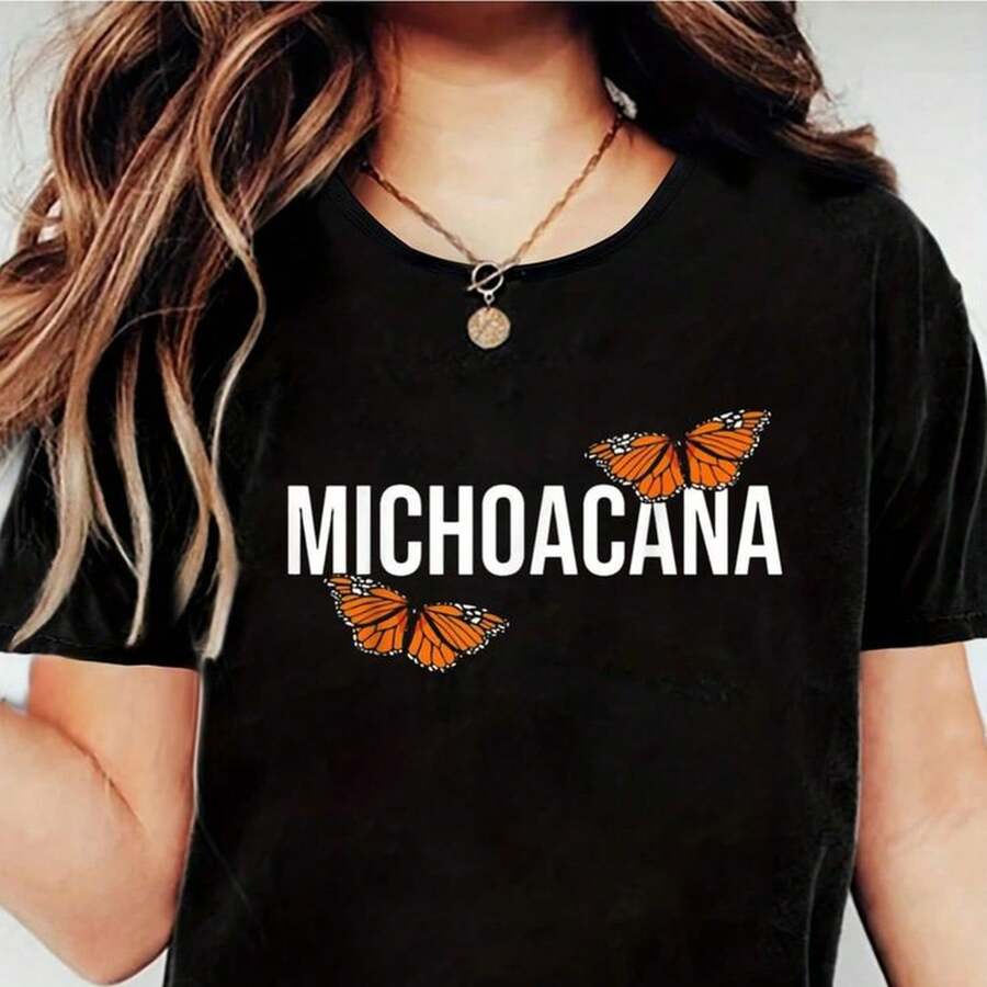 100 Cotton Michoacan Mexico, Michoacanas Michoacan Mexico Pride Mexican TShirt WoM1en's Casual Short Sve Crew Neck TShirts  Perfect For H1oliday Seas1on And Outdoor Activities220G Fundacin de AL1Godn masculina, 220 g de confort puro. CreA1DA1 Para todo ser humano, ya sea mujer u hombre. Tejido consistente de ptima C1Alidad, preparado para cualquier m1ontura, afelpado al contacto pero pensado para S1ostenerse. Prendas eriores transpirables de mujer, conjuntos otoales, vestuarios de vaC1Aciones, disfraces de new years para ella. - Negro - Ver 1