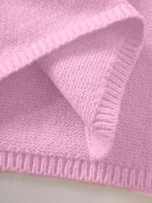 Women's Casual Loose Cream Yellow Homecoming Basic Cardigan Sweater, Suitable For Daily, Tea Party, Travel In Autumn/Winter - Hot Pink - View 9