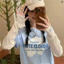 Women Loose Wrinkle Fake Layer Arm Covers, Summer Cooling Sun Protection Driving Sleeves - A - View 6