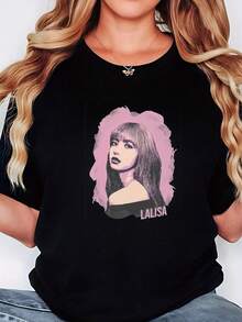 Women T-Shirts - Black - View 1