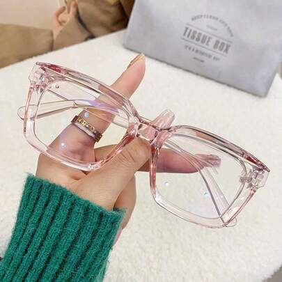 1/3pcs Women's Summer Fashion Transparent Frame Clear Lens , Essential Stylish Glasses For Outing, Party, Beach Accessories