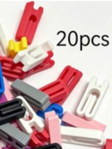 10 piezas/paquete Clips de sellado de alimentos livianos y duraderos, herramienta práctica de cocina - Multicolor - Ver 10