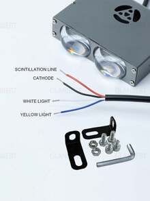 GLANBERT High Brightness Yellow & White LED Front Grille Lights, Suitable For Trucks, Off-Road Vehicles And Motorcycles - Grille Lights - View 6