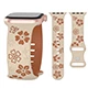 LD004 Floral - Milk Tea With Brown