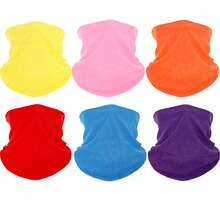 6Pcs Classic Solid Seamless Headband, Neck Gaiter, Face Covering, Outdoor Face Wrap, Neck Warmer, Bandana, Balaclava, Ski Face Mask, Lightweight And Breathable, Suit Running, Hiking, Yoga, Cycling, ATV. - Multicolor - View 11